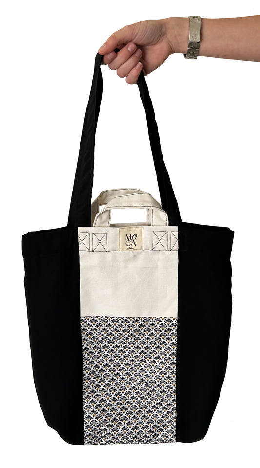 MACO BAG noir et blanc